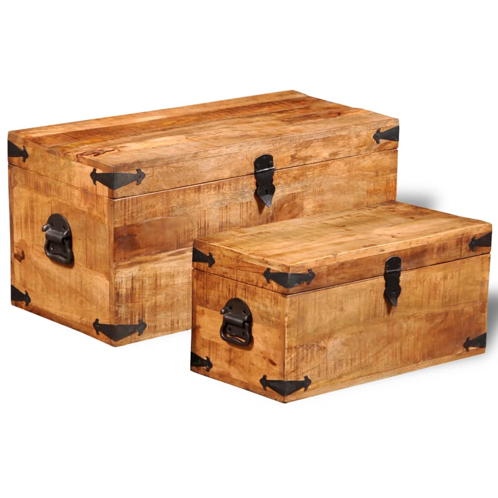 storage-chest-set-2-pieces-rough-mango-wood At Willow and Wine USA!