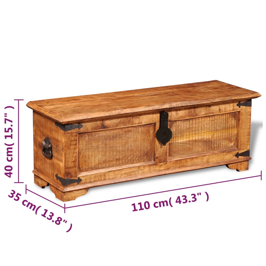 storage-chest-rough-mango-wood At Willow and Wine USA!