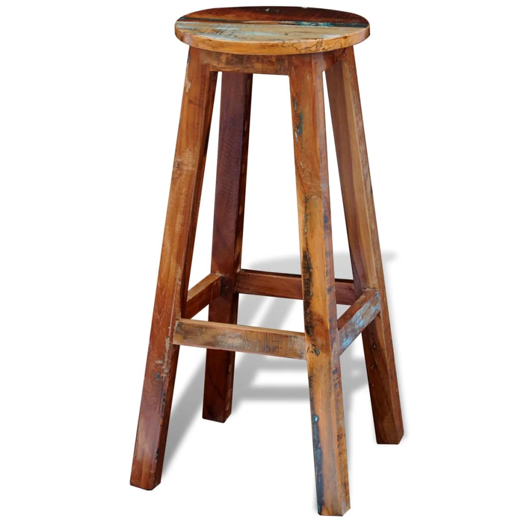 bar-stool-solid-reclaimed-wood At Willow and Wine USA!