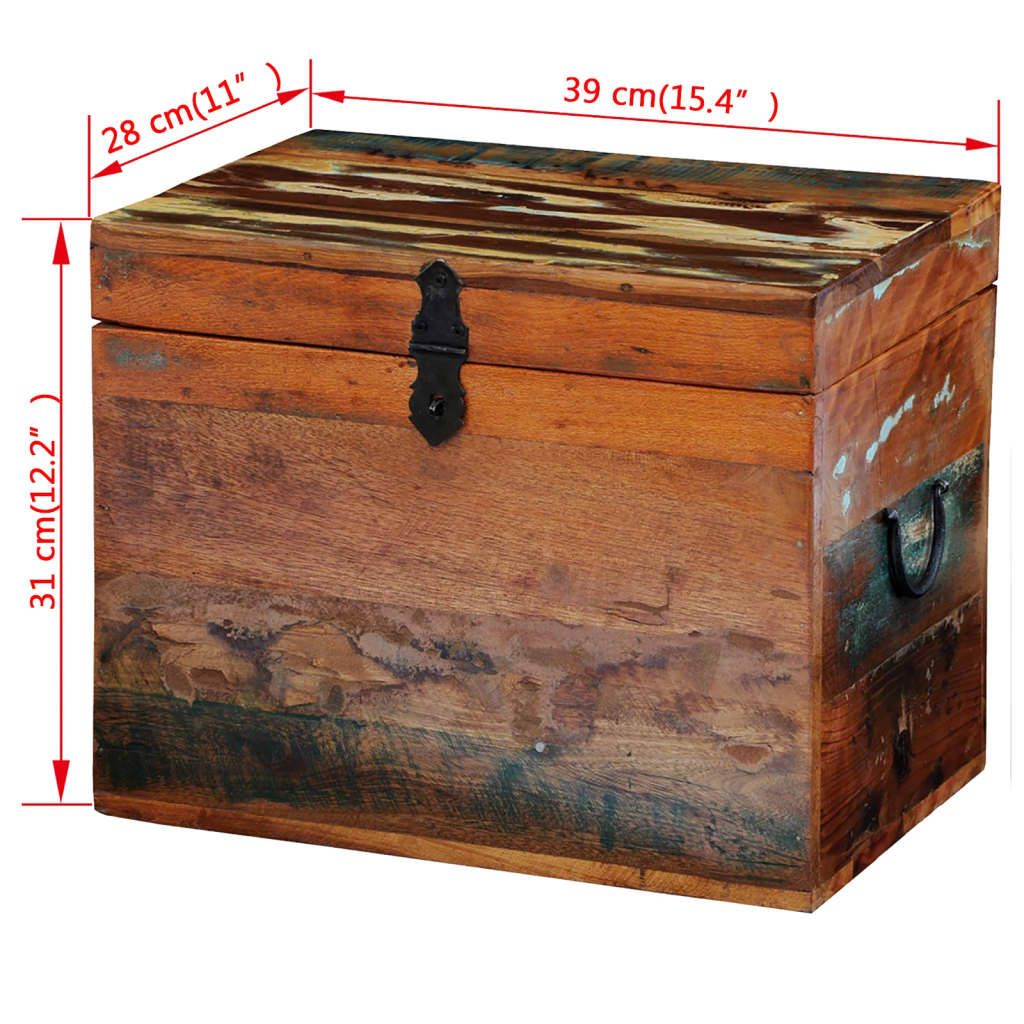 reclaimed-storage-box-solid-wood At Willow and Wine USA!