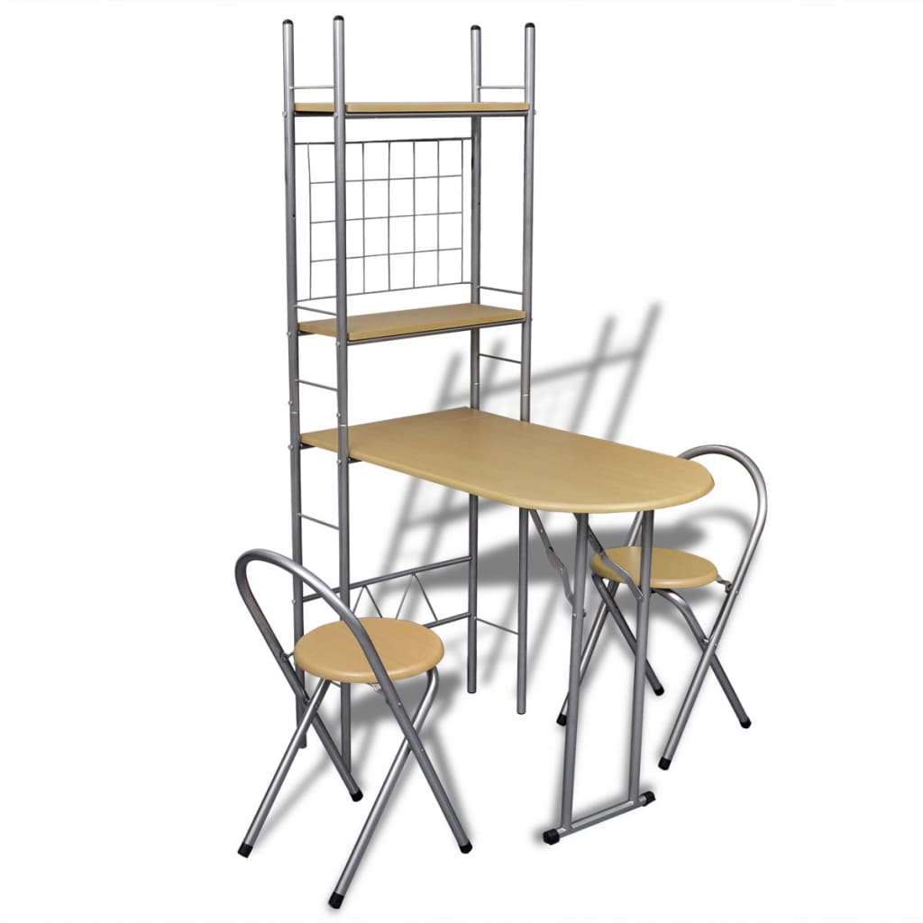 foldable-breakfast-bar-set-with-2-chairs At Willow and Wine USA!