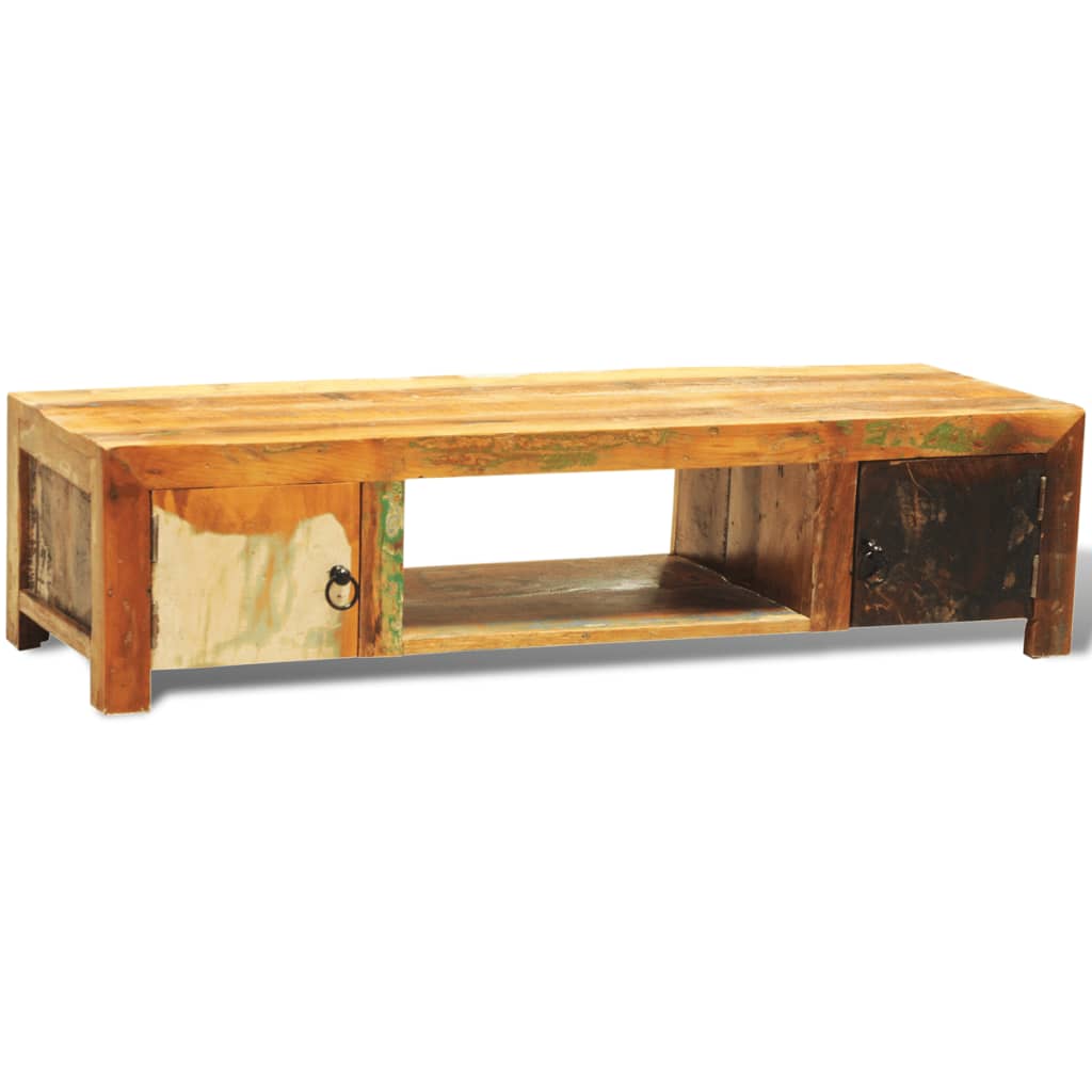 tv-stand-with-2-doors-reclaimed-wood-vintage At Willow and Wine USA!