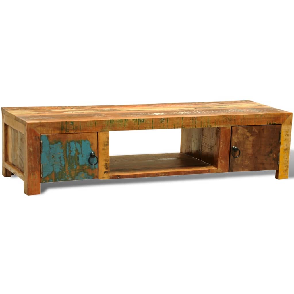 tv-stand-with-2-doors-reclaimed-wood-vintage At Willow and Wine USA!