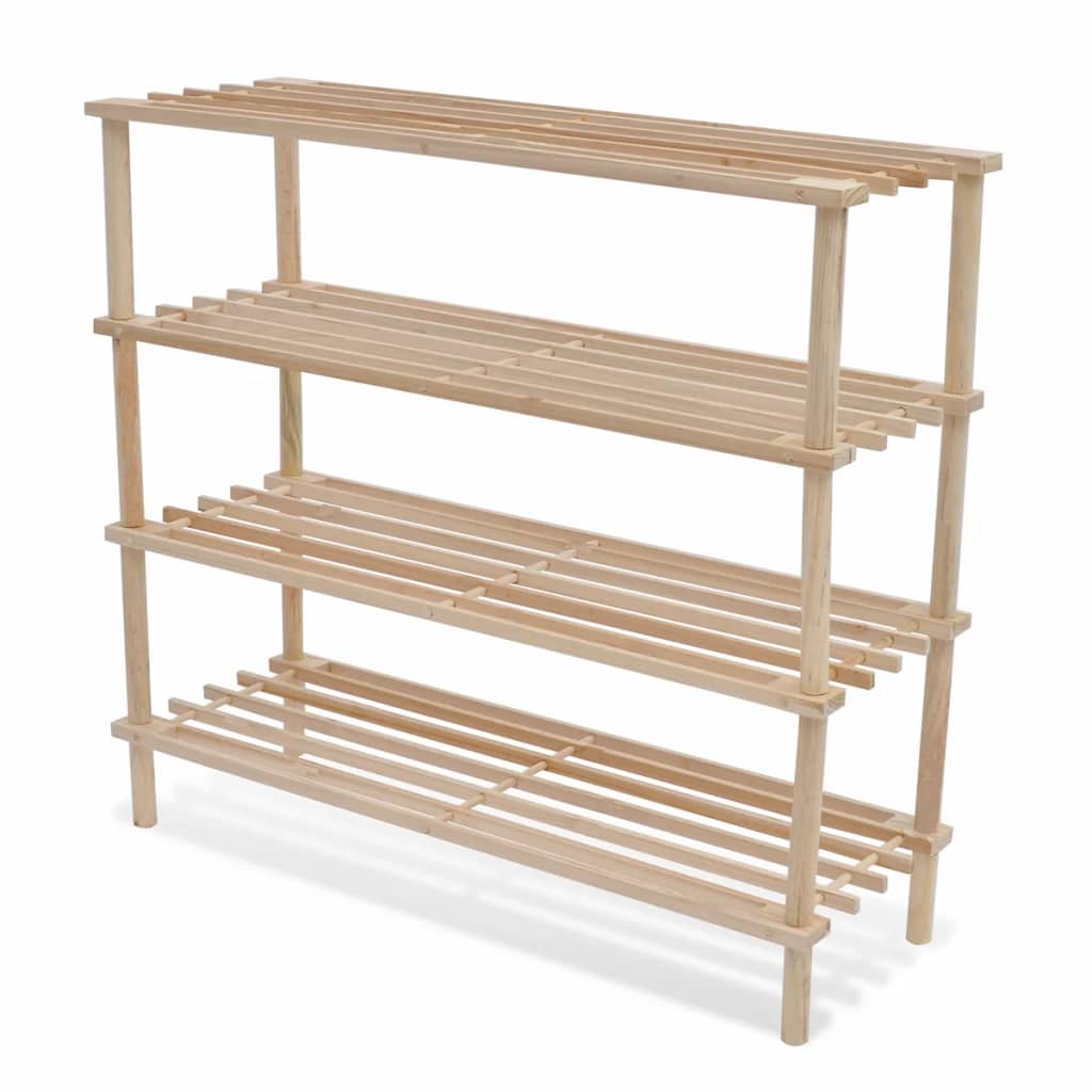 4-tier-shoe-racks-2-pcs-solid-fir-wood-813926 At Willow and Wine USA!