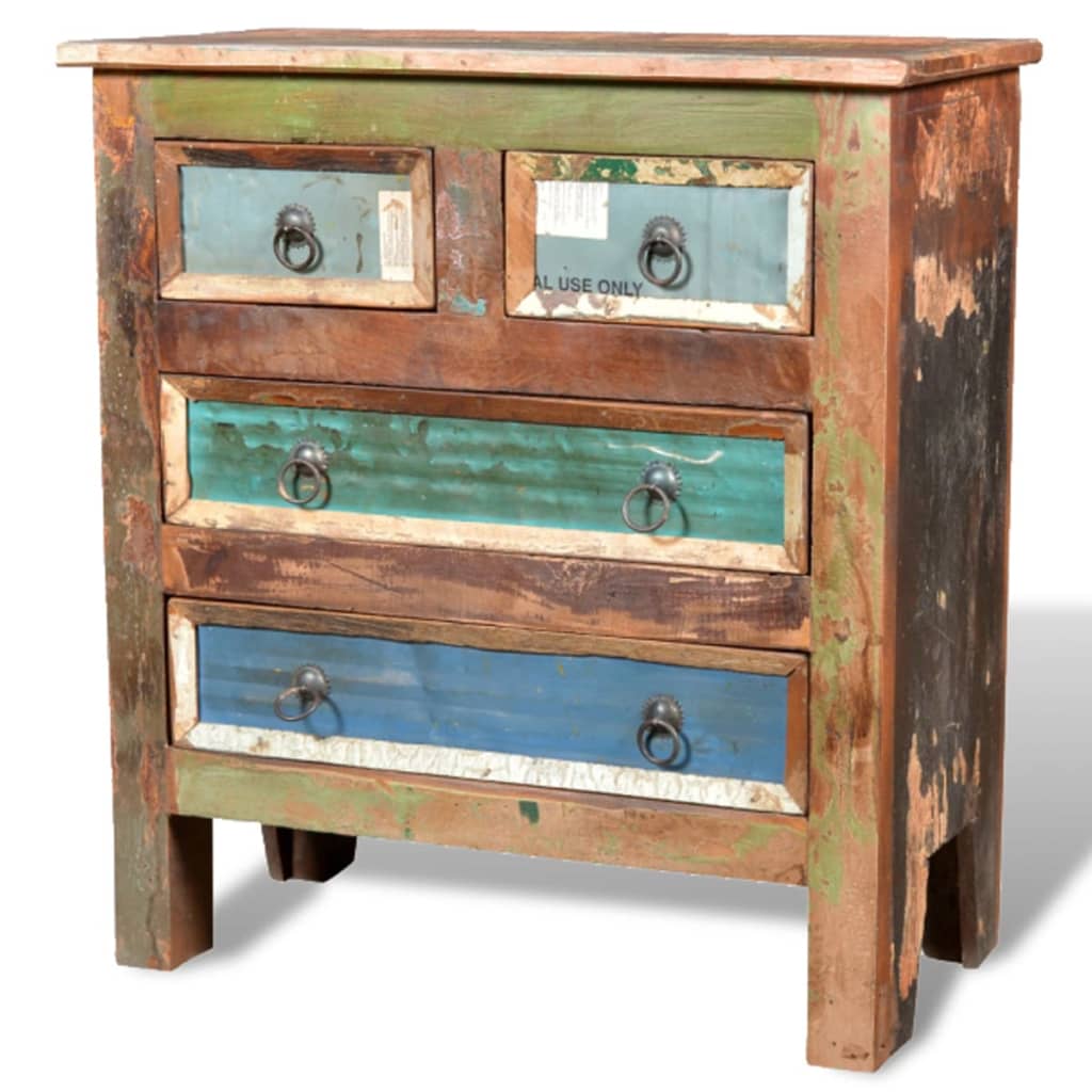 reclaimed-cabinet-solid-wood-with-4-drawers At Willow and Wine USA!