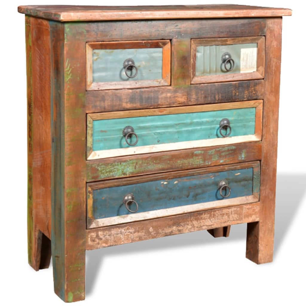 reclaimed-cabinet-solid-wood-with-4-drawers At Willow and Wine USA!