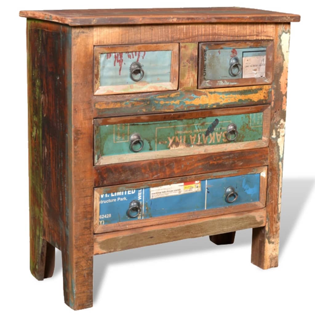 reclaimed-cabinet-solid-wood-with-4-drawers At Willow and Wine USA!