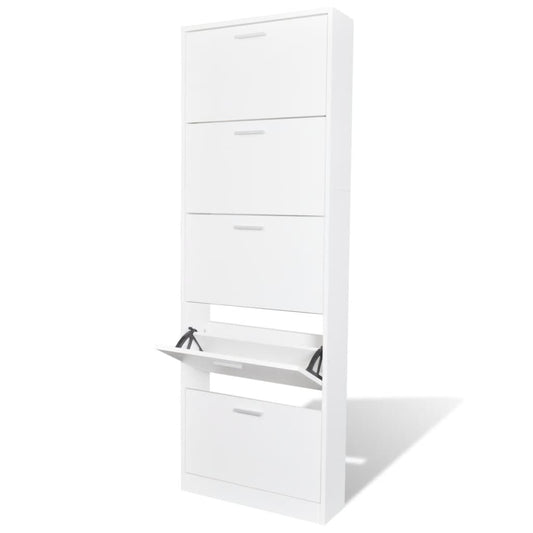 white-wooden-shoe-cabinet-with-5-compartments-813886 At Willow and Wine USA!