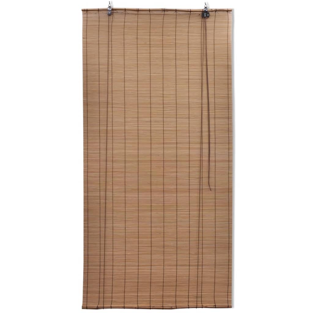 Brown Bamboo Roller Blinds 31.5"x63"