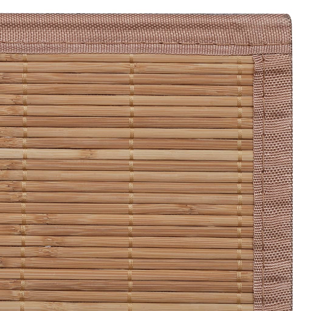 rectangular-brown-bamboo-rug-31-5-x118-1 At Willow and Wine USA!