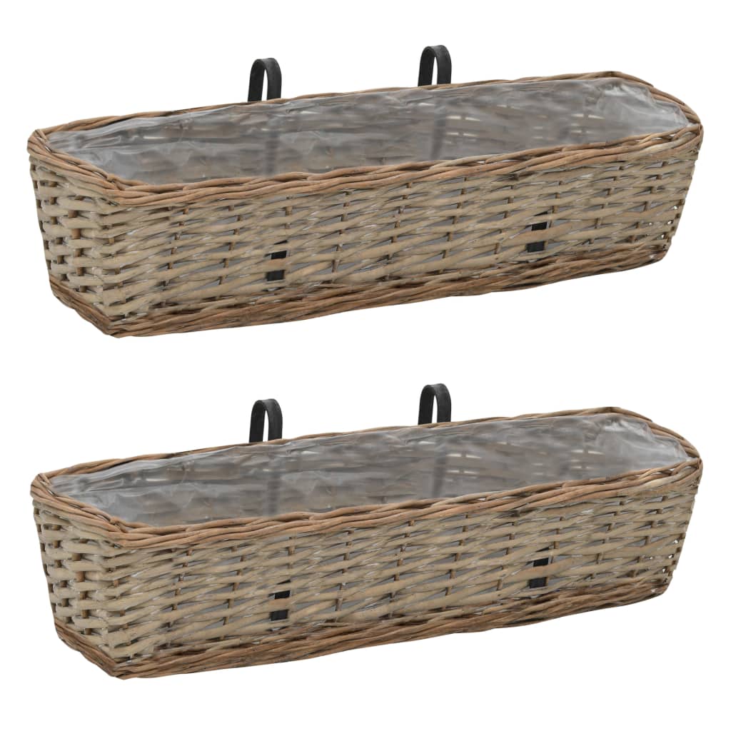 balcony-planter-2-pcs-wicker-with-pe-lining-31-5 At Willow and Wine USA!