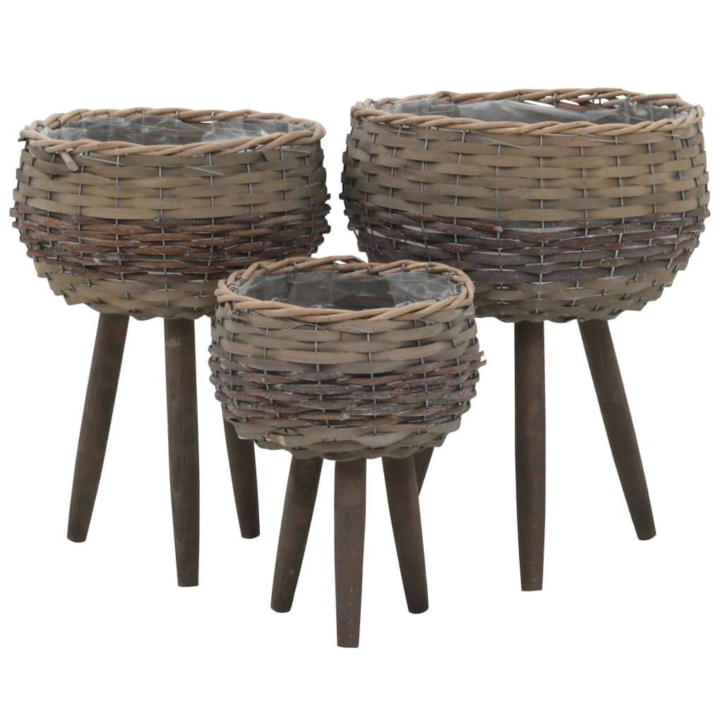 planter-3-pcs-wicker-with-pe-lining At Willow and Wine USA!