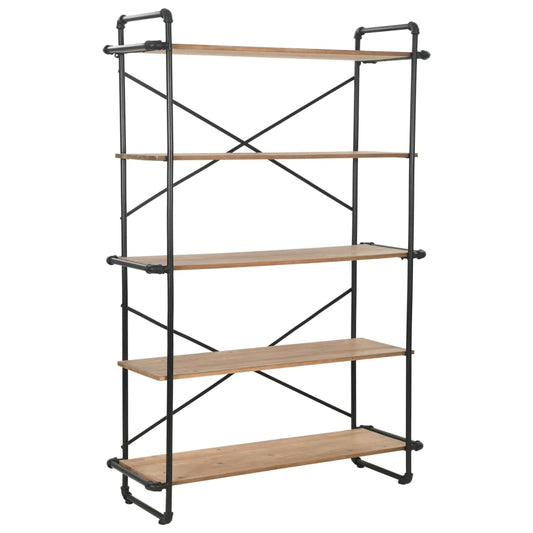 bookcase-solid-firwood-and-steel-47-2-x16-5-x70-8 At Willow and Wine USA!