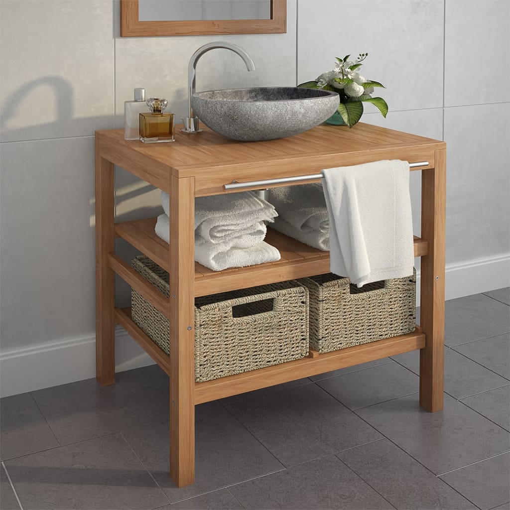 bathroom-vanity-cabinet-with-2-baskets-solid-teak-29-1-x-17-7-x-29-5 At Willow and Wine USA!