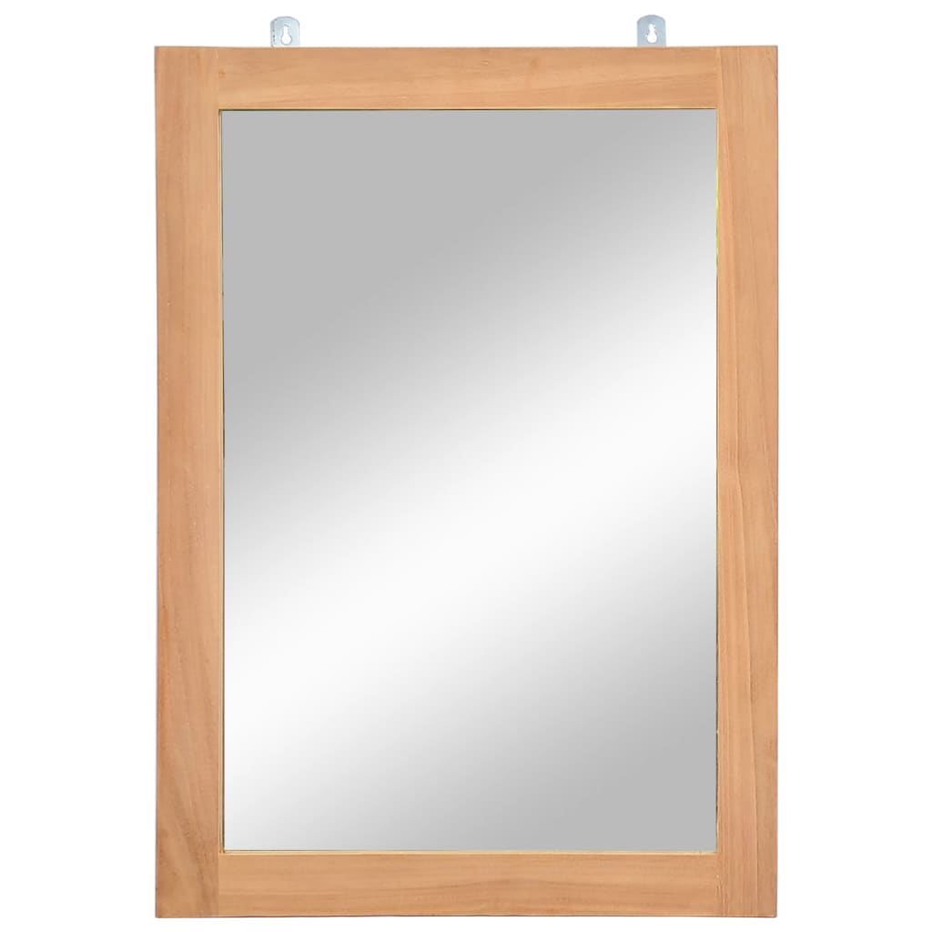 wall-mirror-solid-teak-19-7-x27-6 At Willow and Wine USA!