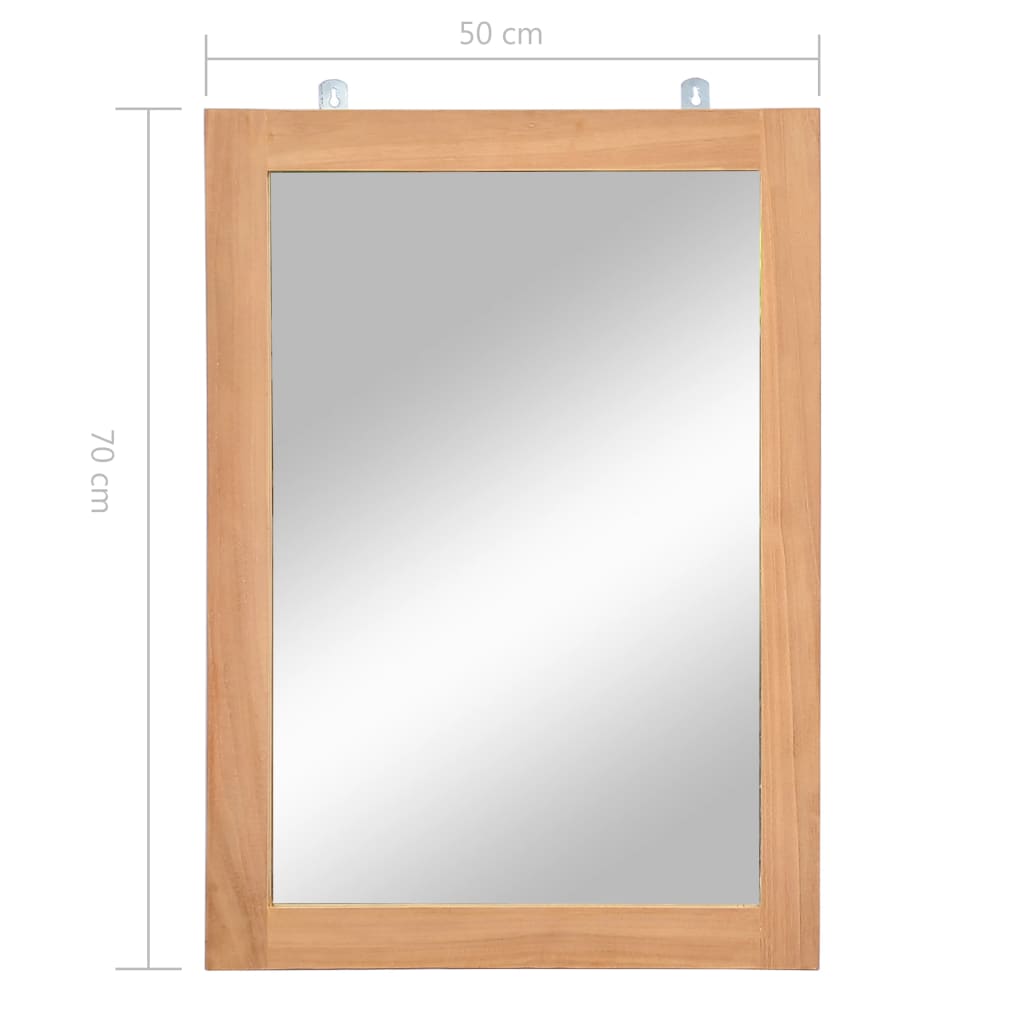 wall-mirror-solid-teak-19-7-x27-6 At Willow and Wine USA!