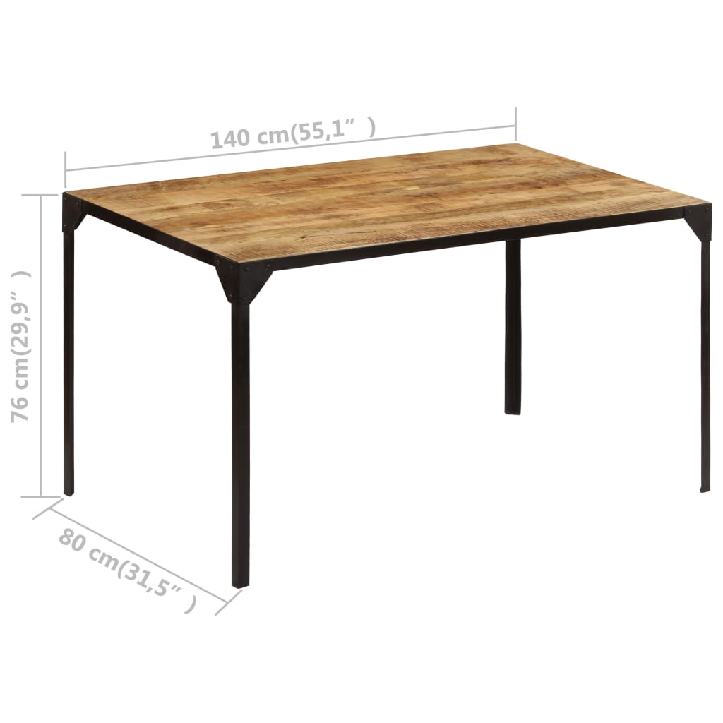 dining-table-55-1-x31-5-x29-9-solid-mango-wood At Willow and Wine USA!