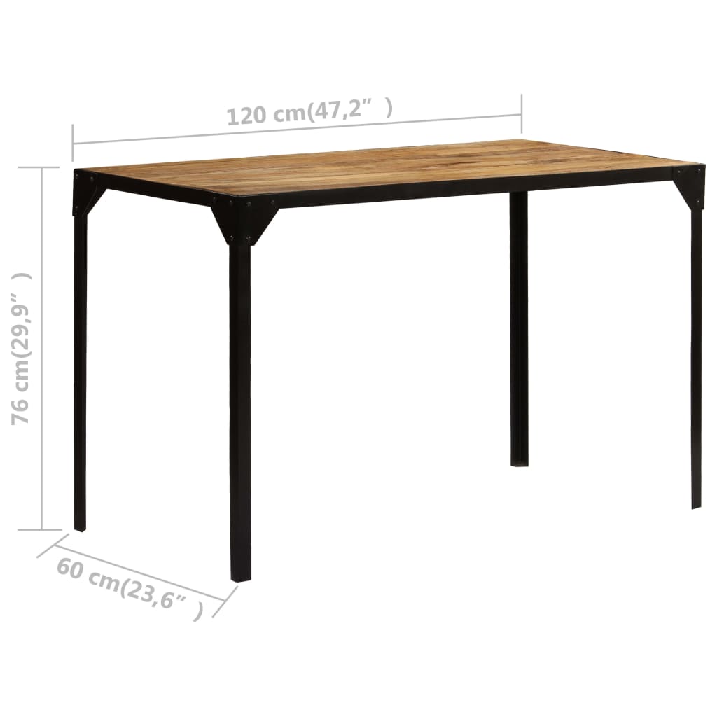 dining-table-solid-rough-mango-wood-and-steel-47-2 At Willow and Wine USA!