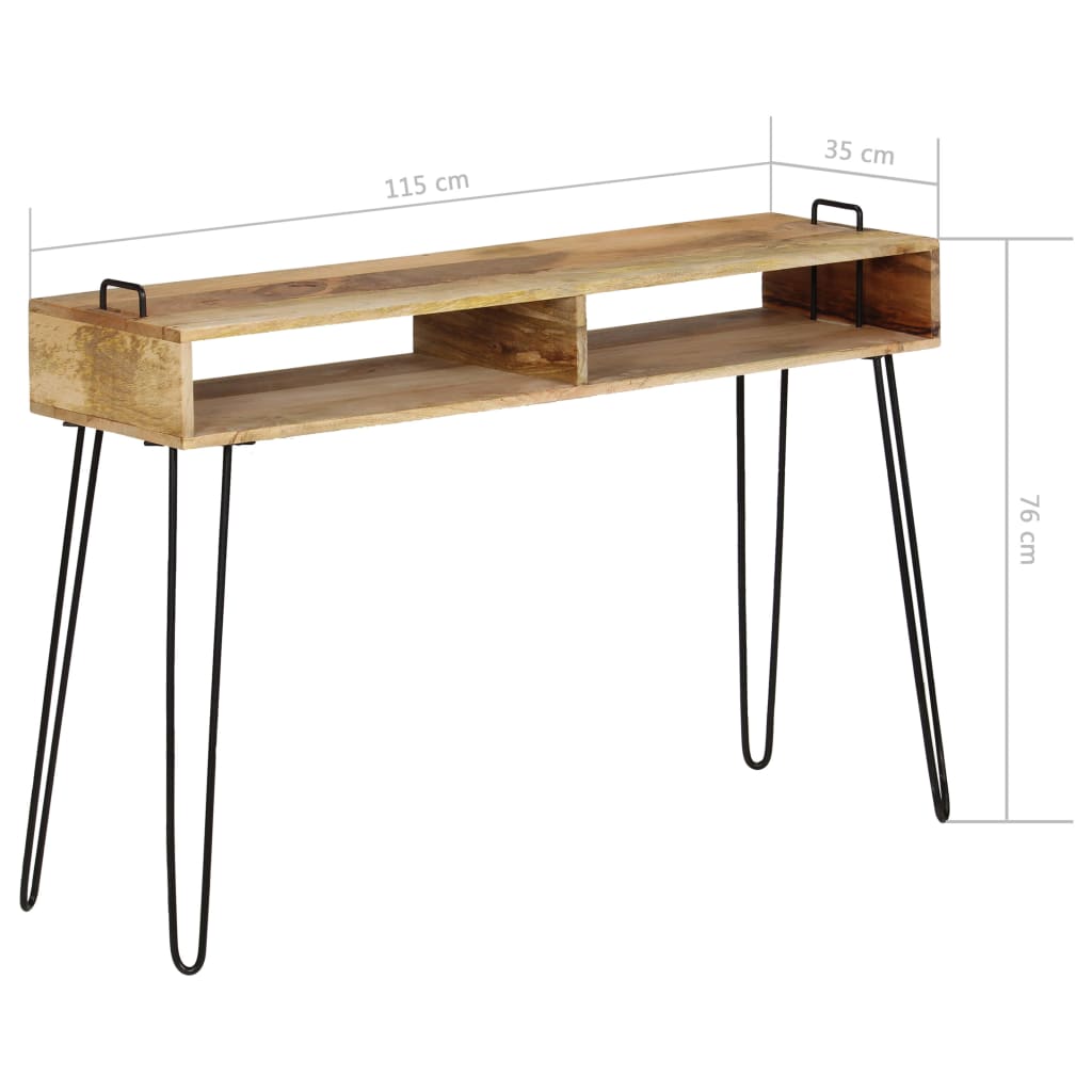 console-table-solid-mango-wood-45-3-x13-8-x29-9 At Willow and Wine USA!