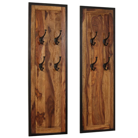 coat-racks-2-pcs-solid-sheesham-wood At Willow and Wine USA!