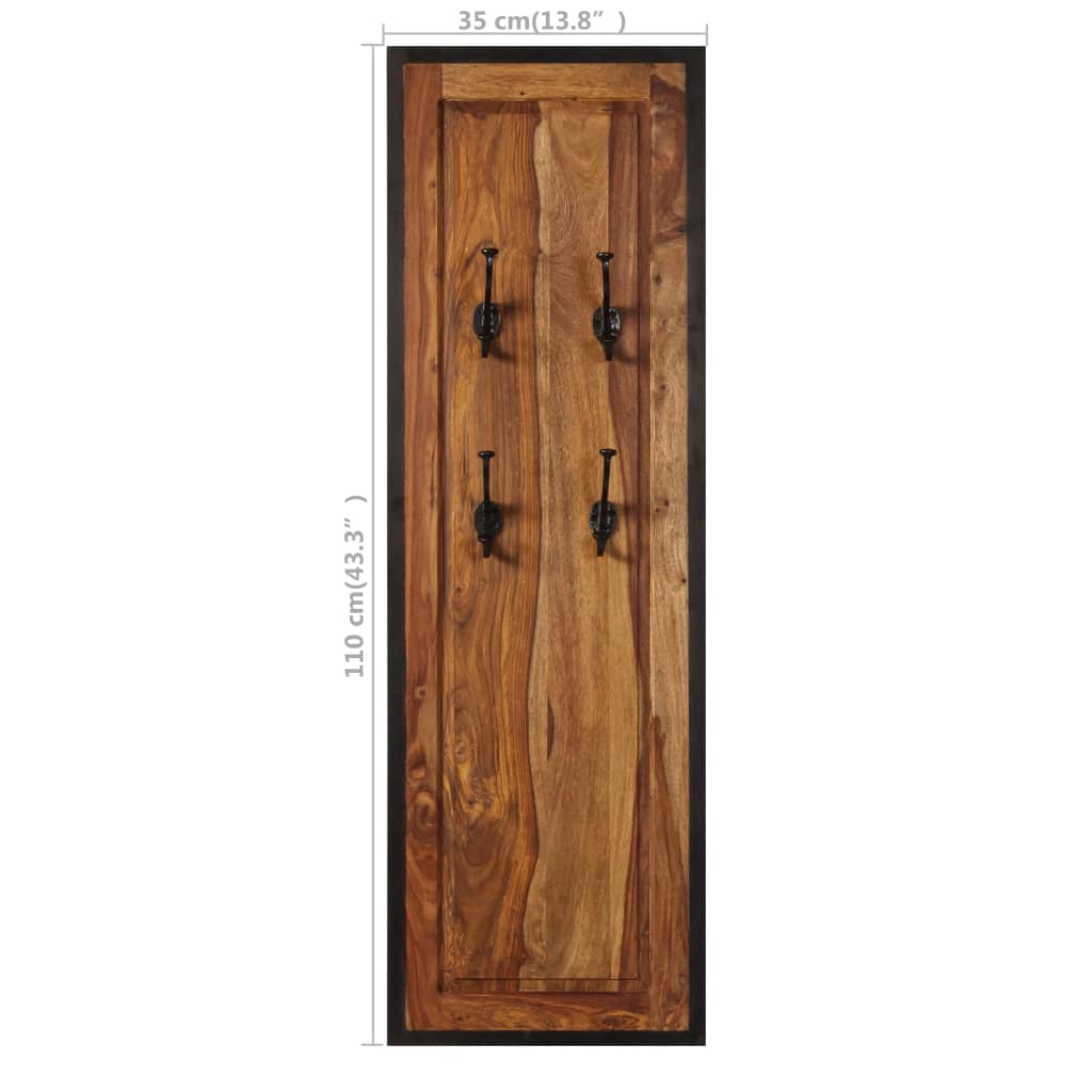 coat-racks-2-pcs-solid-sheesham-wood At Willow and Wine USA!