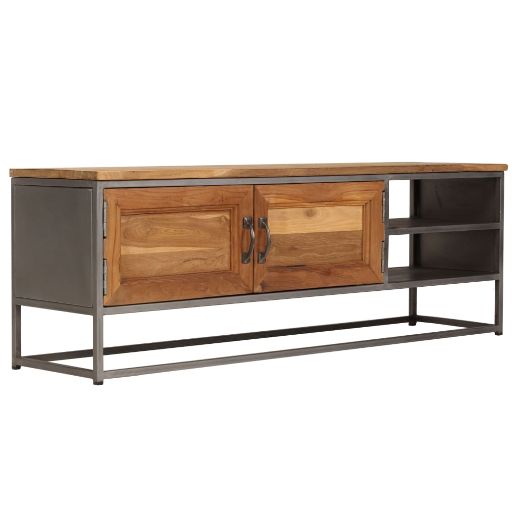 tv-stand-recycled-teak-and-steel-47-2-x11-8-x15-7 At Willow and Wine USA!