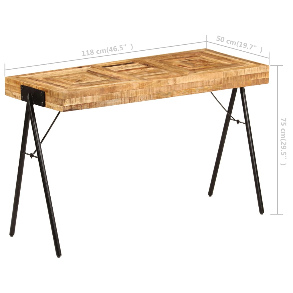 writing-table-solid-mango-wood-46-5-x19-7-x29-5 At Willow and Wine USA!