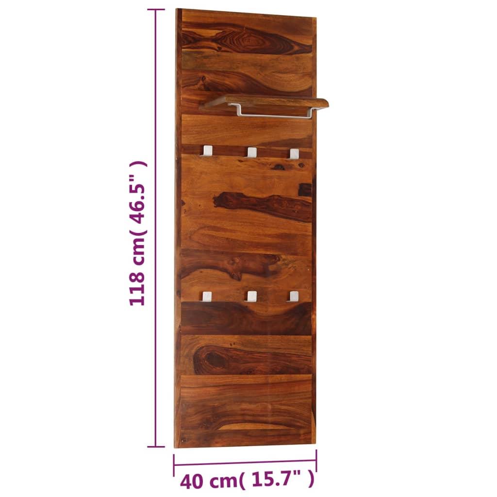 coat-rack-solid-sheesham-wood-46-5-x15-7 At Willow and Wine USA!