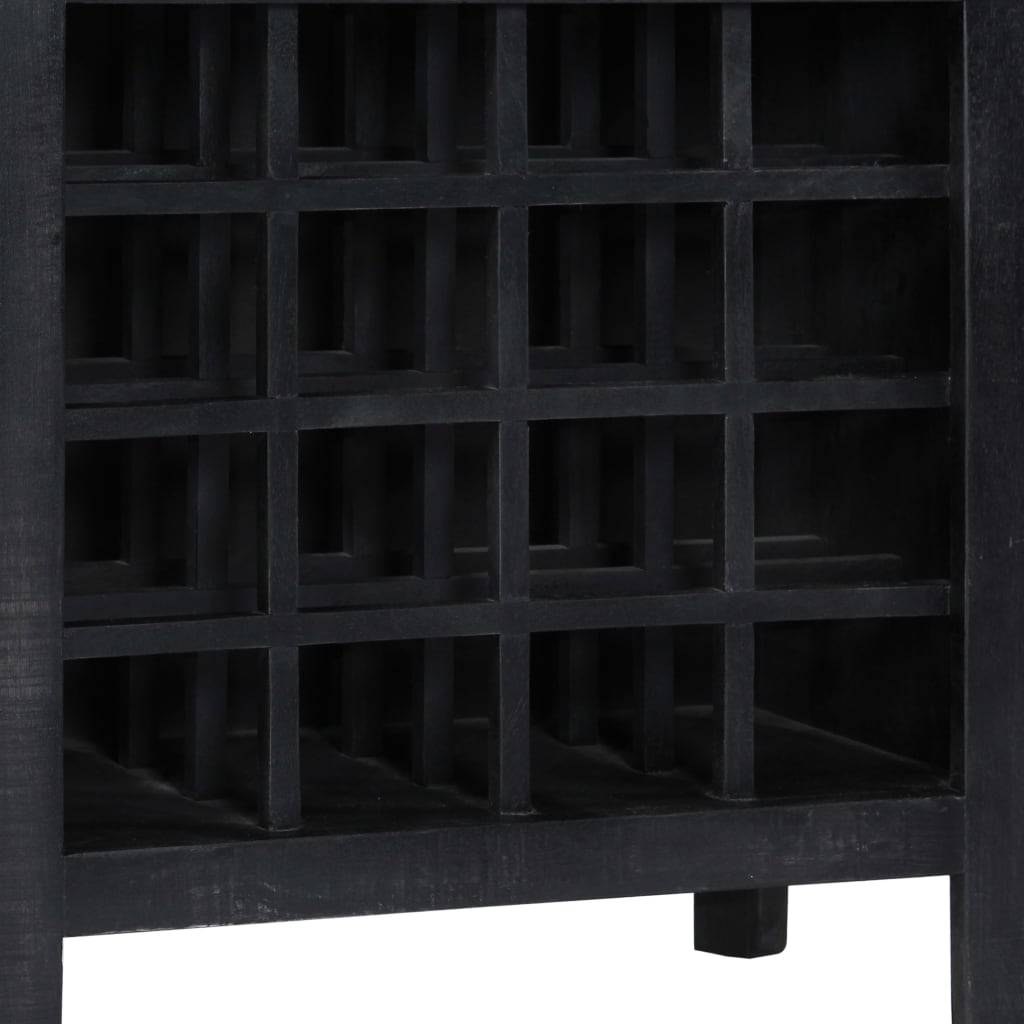 wine-rack-black-22-x13-8-x29-5-solid-mango-wood At Willow and Wine USA!