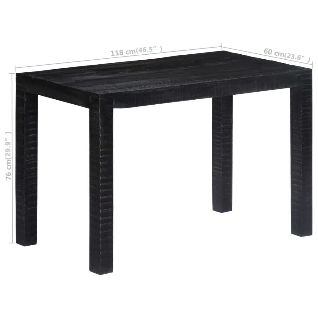 dining-table-black-46-5-x23-6-x29-9-solid-mango-wood At Willow and Wine USA!