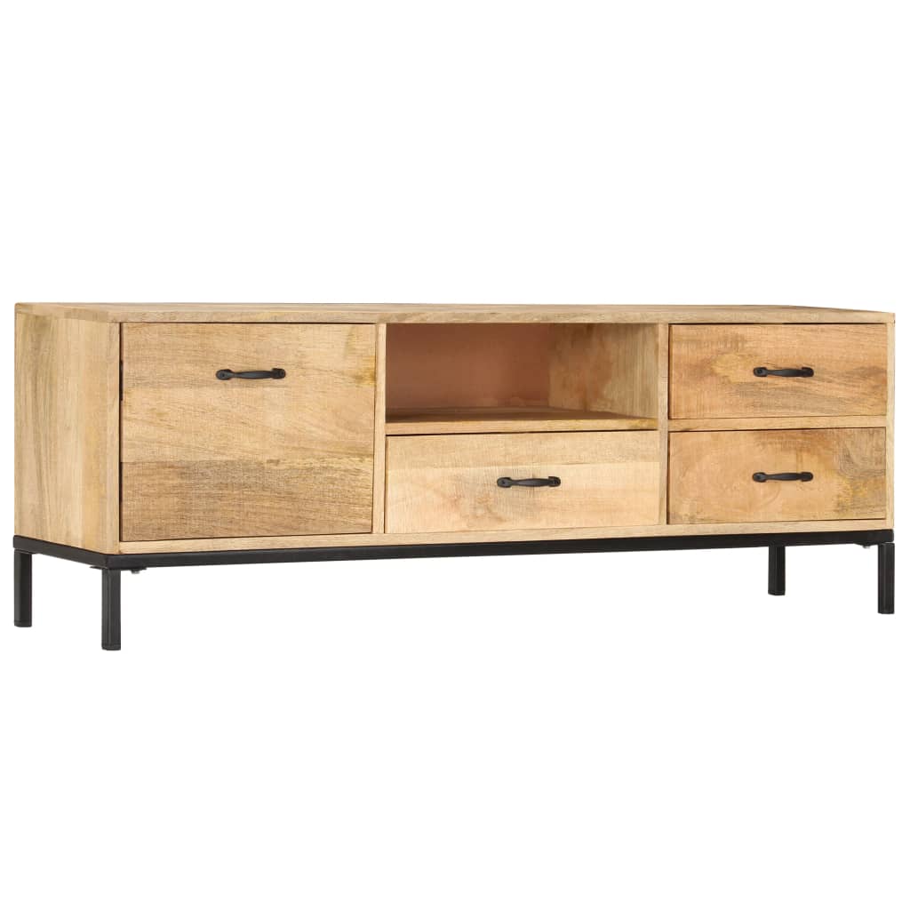 tv-stand-51-2-x11-8-x17-7-solid-wood-mango At Willow and Wine USA!