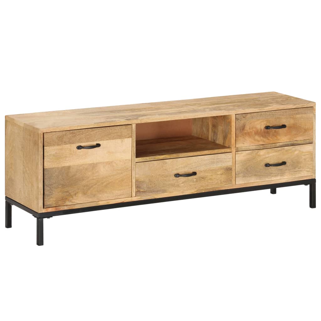 tv-stand-51-2-x11-8-x17-7-solid-wood-mango At Willow and Wine USA!