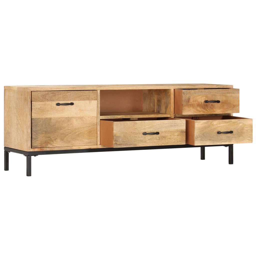 tv-stand-51-2-x11-8-x17-7-solid-wood-mango At Willow and Wine USA!