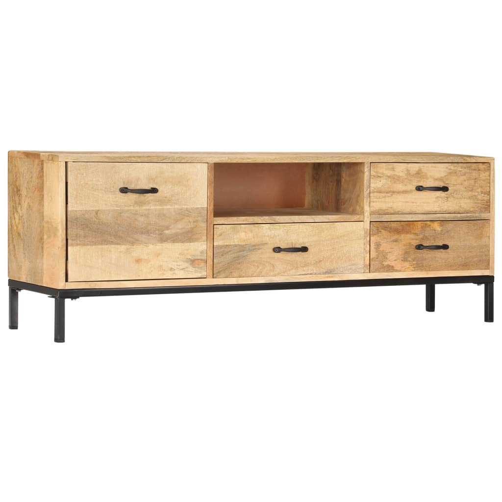 tv-stand-51-2-x11-8-x17-7-solid-wood-mango At Willow and Wine USA!