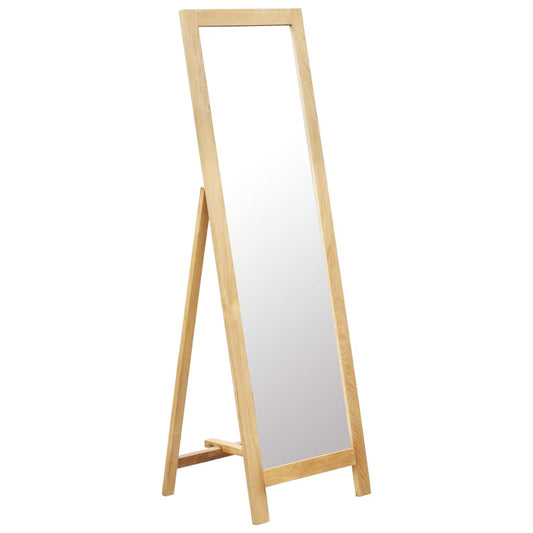 freestanding-mirror-18-8-x18-3-x59-solid-oak-wood At Willow and Wine USA!