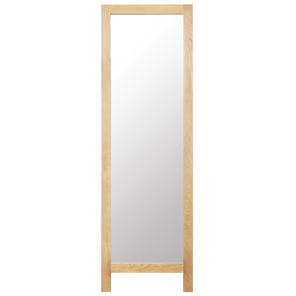 freestanding-mirror-18-8-x18-3-x59-solid-oak-wood At Willow and Wine USA!