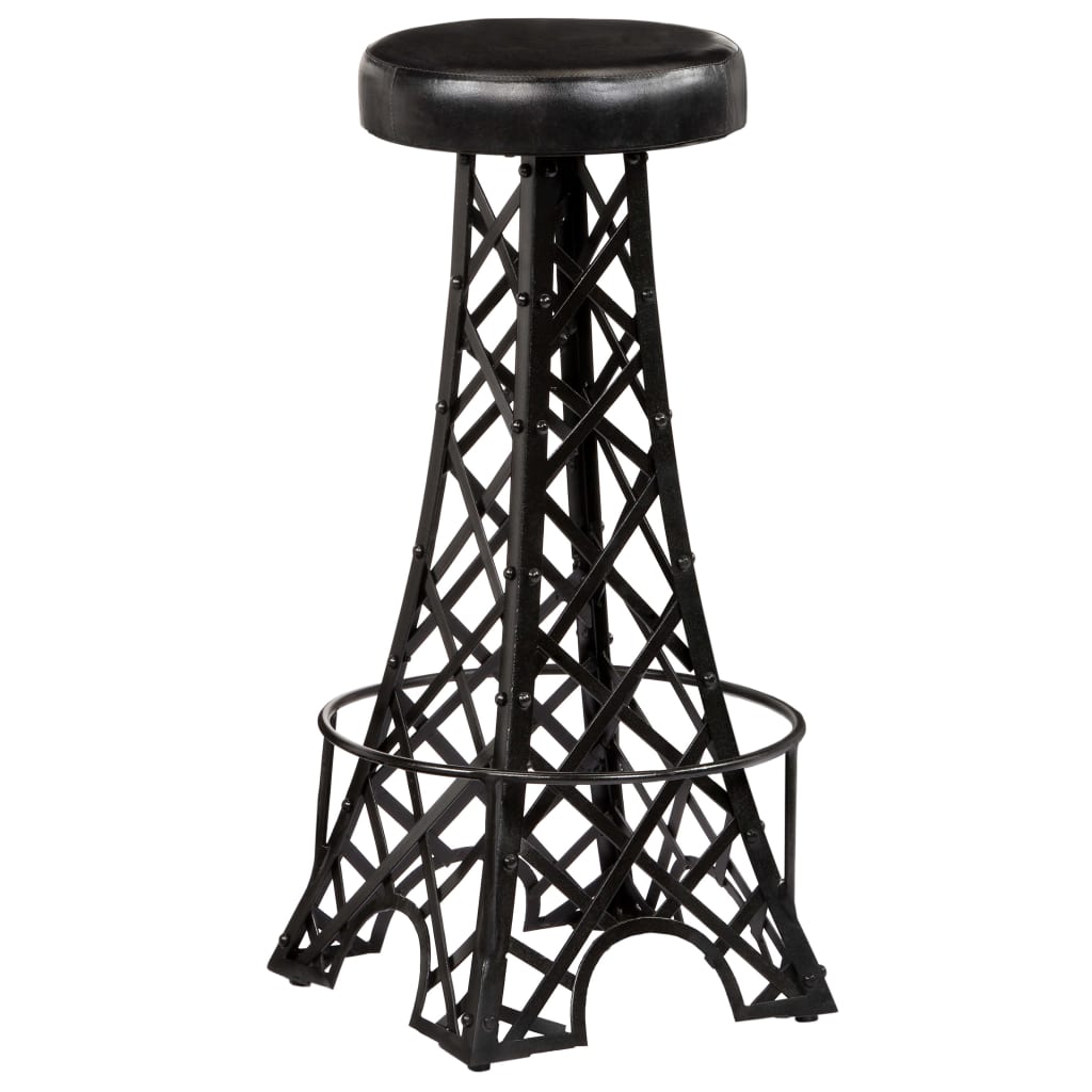 bar-stools-2-pcs-real-leather-3 At Willow and Wine USA!