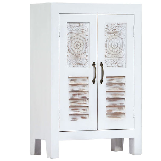 carved-sideboard-white-23-6-x11-8-x35-solid-mango-wood At Willow and Wine USA!