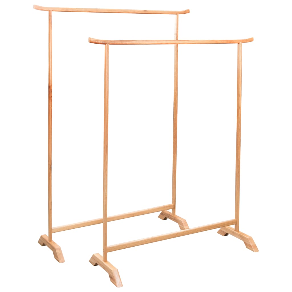 clothes-racks-2-pcs-solid-oak-wood-813873 At Willow and Wine USA!