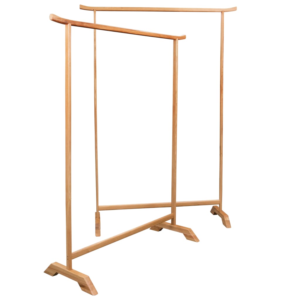 clothes-racks-2-pcs-solid-oak-wood-813873 At Willow and Wine USA!