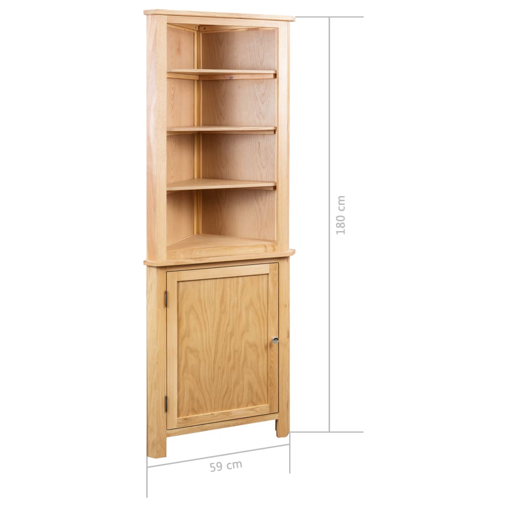 corner-cabinet-23-2-x14-1-x70-8-solid-oak-wood At Willow and Wine USA!