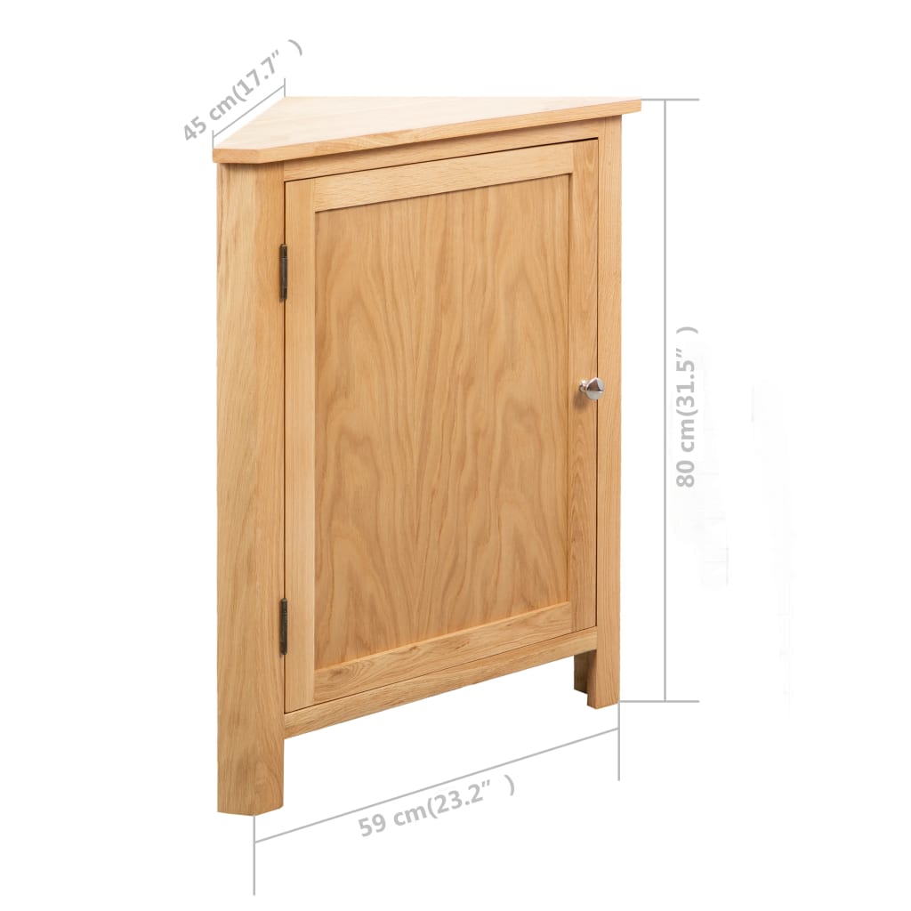 corner-cabinet-23-2-x17-7-x31-5-solid-oak-wood At Willow and Wine USA!