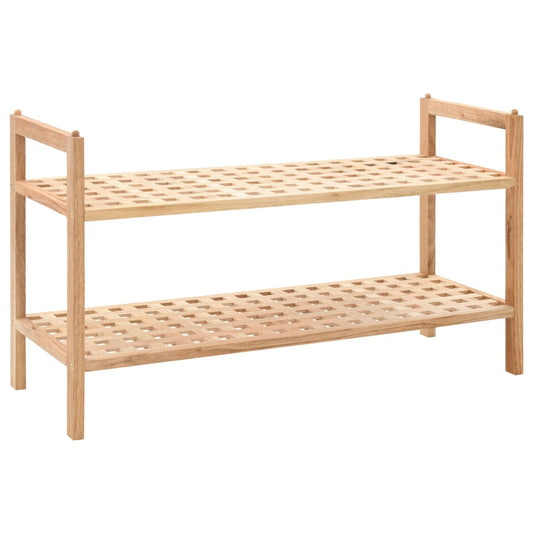 shoe-rack-solid-walnut-wood-27-2-x10-2-x15-7-813910 At Willow and Wine USA!