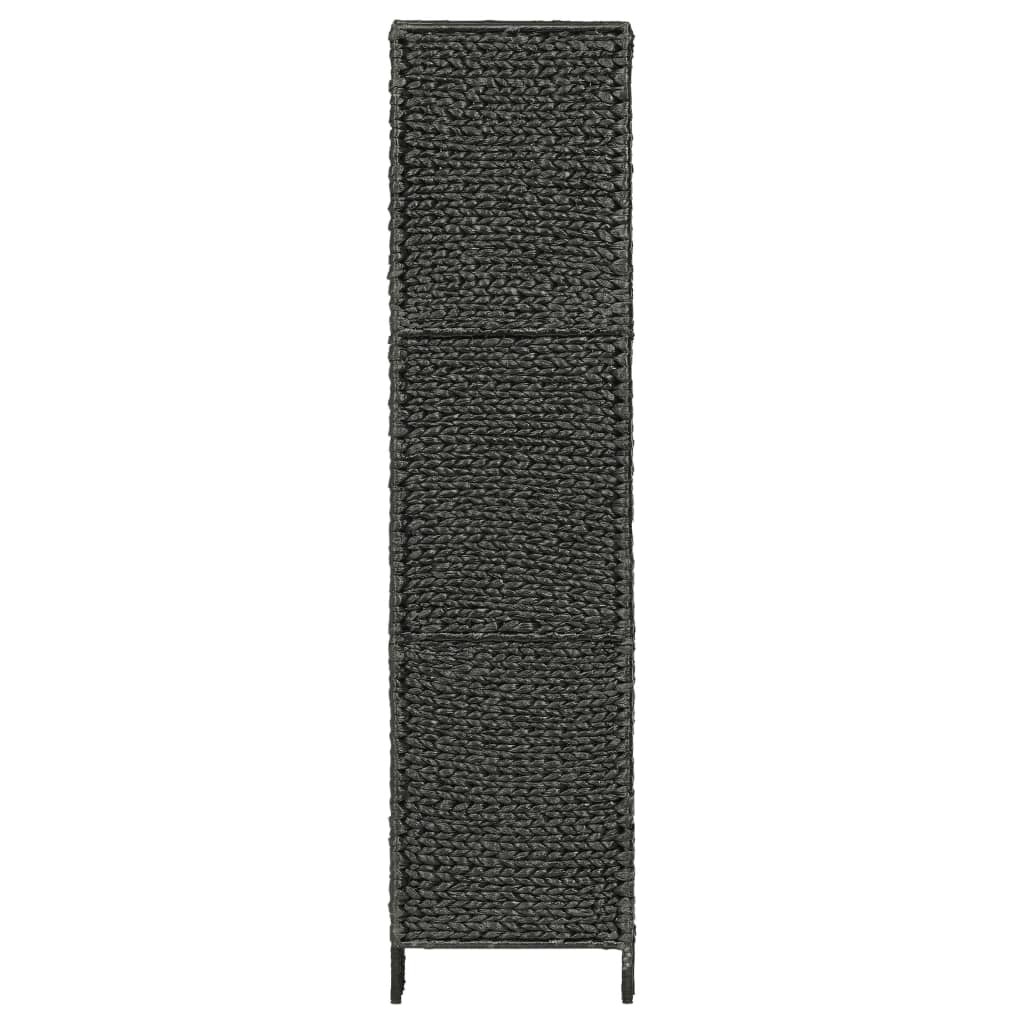 4-panel-room-divider-black-60-6-x63-water-hyacinth At Willow and Wine USA!