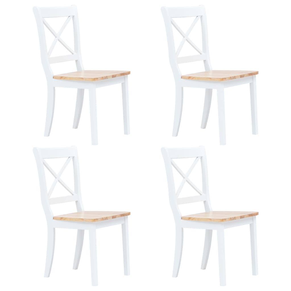 dining-chairs-2-pcs-white-solid-rubber-wood At Willow and Wine USA!