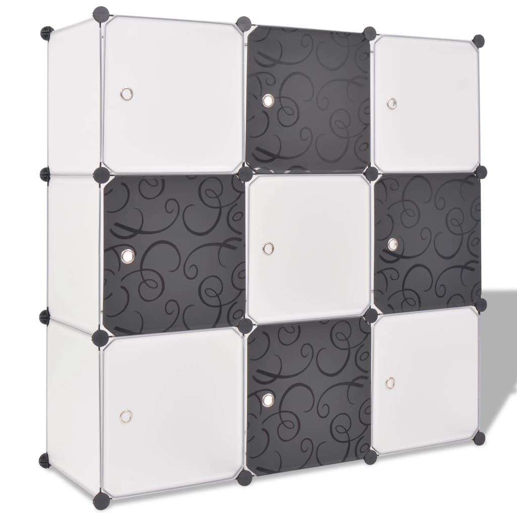 storage-cube-organizer-with-6-compartments-black-813898 At Willow and Wine USA!