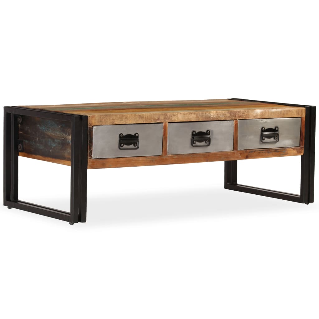 coffee-table-with-3-drawers-solid-reclaimed-wood-39-4-x19-7-x13-8 At Willow and Wine USA!