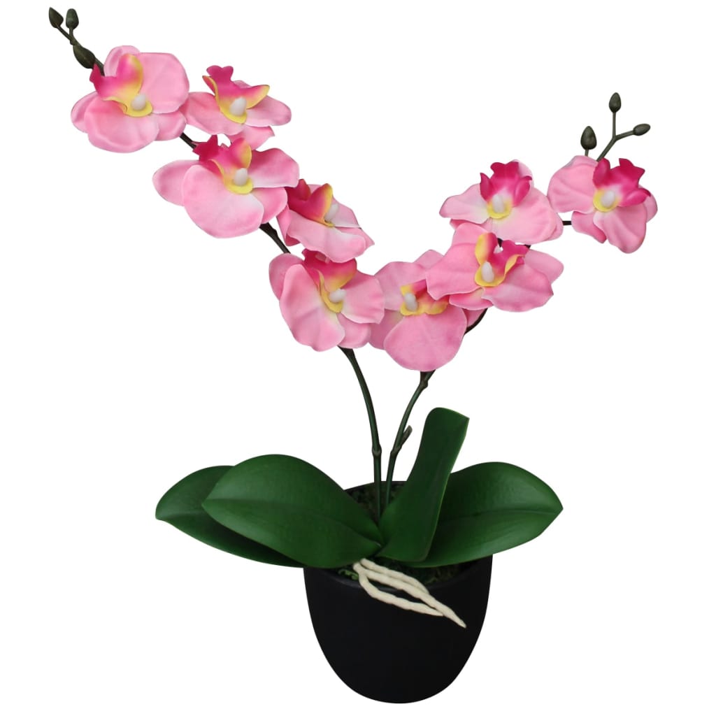artificial-orchid-plant-with-pot-29-5-pink At Willow and Wine USA!