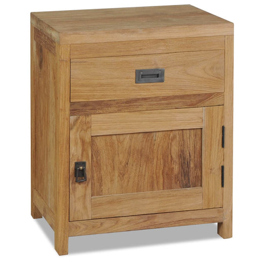 bedside-cabinet-solid-teak-15-7-x11-8-x19-7 At Willow and Wine USA!