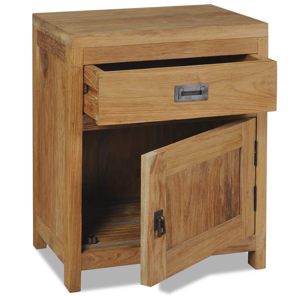 bedside-cabinet-solid-teak-15-7-x11-8-x19-7 At Willow and Wine USA!